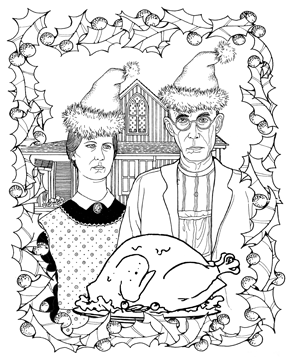 American Gothic Christmas