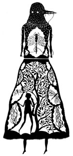 Small Birdhead Woman