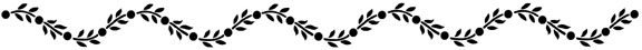 Leaves and Dots Border