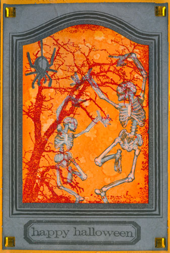 Dancing Skeletons and Grunge Tree