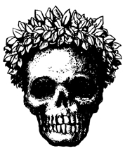 Skull with Wreath