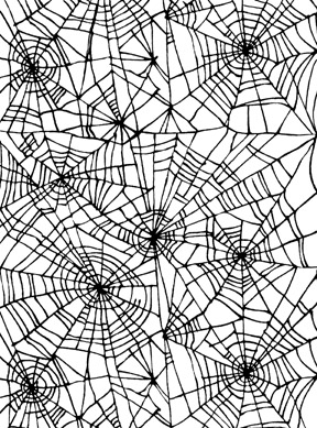 Spider Webs Background