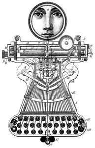 Steampunk Typewriter Girl