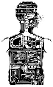 Steampunk Interior Man