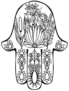 Hamsa Floral