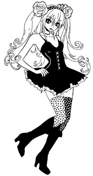 Manga Goth Dots