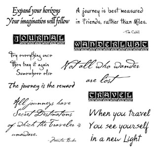 Travel Quotes Set